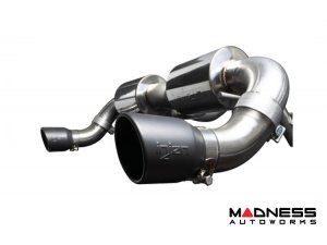 Ford Bronco Performance Exhaust System - Cat Back - Dual Exit - Injen - 3" - Black Tips